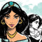 Disney Princess Jasmine Sketch Galaxy A72 5G Clear Case